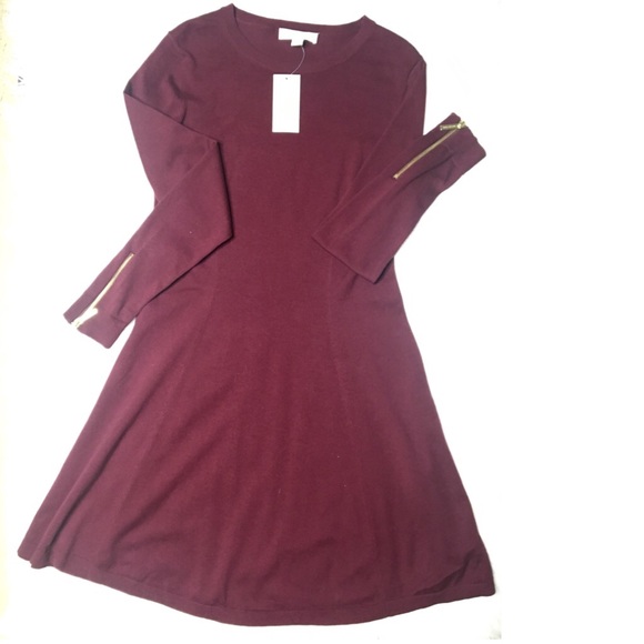 Michael Kors Flare Sweater Dress - Picture 2 of 7